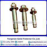 Elevator Expansion Anchor Bolts With Nuts Ans Washers Hot Dip Galvanized High Quality thumbnail-3