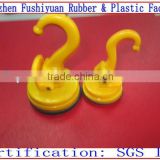 47 58mm vacuum drawing strong super market silicone rubber suction cup sucker with plasticwall bathroom sucker hook