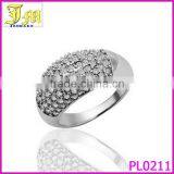 Yi Wu Style Fashion Womens Gold Crystal Rhinestone Finger Ring Jewelry&Gift thumbnail-1