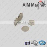 ISO/Reach,RoHs Thin Small Disc/cylinder N52 Neodymium Magnet thumbnail-2