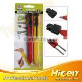 2pcs Plastic Carpenter Pencil With 6 Refills