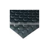 3mm thickness anti slip round studded rubber floor mat