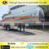 2 Axles Aluminum Alloy Oil Tank Semi Trailer 40m3 Tanker Fuel Trailer thumbnail-1