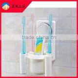 Household Home Wall Plastic Toothpaste And Toothbrush Holder thumbnail-1