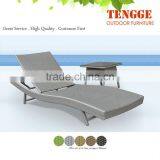 Poly Wicker Garden Furniture Outdoor Daybed Roun Sunbed thumbnail-1