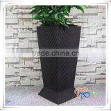 Fiberglass Manual Tall Decoration Large Pots for Planting Trees thumbnail-1