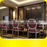 Customed Luxurious Stainless Steel Interior Restaurant Decoration Project thumbnail-1