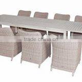 Quality Rattan Furniture Outdoor Dining Sets Retro Dining Table and Chairs thumbnail-1