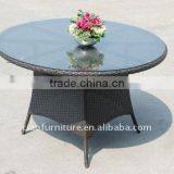 Garden Rattan Round Table Coffee Shop Furniture thumbnail-2