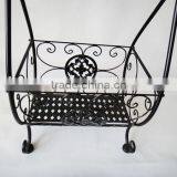 Metal Storage Coffee Table Gramercy Scroll Design Bathroom Glass Table thumbnail-5