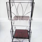 Multi-Function 3 Tiers Removable Sofa Side Table Rolling Magazine Table thumbnail-2