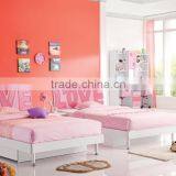 RD105 Love Twins Girl Pink Princess Bedroom Set 2016 New Children Kids Colofurl Cartoon Furniture on Sale in Stock thumbnail-1