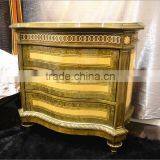 BISINI Classic Wooden Nightstand for Double Bed thumbnail-1