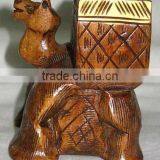 Carved Wooden Animals/wood Carved Camel/ Wood Carving Figures Hand Carved Statues Best for Gifts & Decors Customized Items thumbnail-1