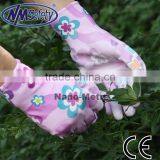 NMSAFETY Safety Test Women Flower Garden Gloves for Sale en 388 thumbnail-1