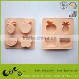 Fancy Different Fruit Shapes Silicone Ice Cube Tray With Custom Printing