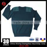 Mens Army Knitted Wool Pullover Military Sweater With Pocket thumbnail-2