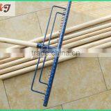 32 Teeth Metal Rake Natural Wooden Garden Rake Handle thumbnail-2