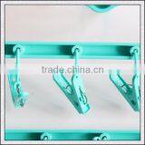 Cheap Hot Sell High Quality Plastic Foldable Hanger for Cloth Baby Size With Lips Factory thumbnail-3