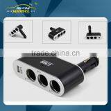 3 In1 USB Car Cigarette Lighgter Plug With Red LED for IPhone , Tablet thumbnail-1