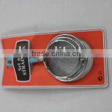 3pc Colorful Plastic Handle Bright Small Oil Strainer Set thumbnail-1