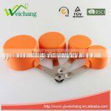 WCTS1065 Plastic & Stainless Steel Handle Measuring Cups ,Set of 4, thumbnail-3