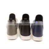 MEN WELLINGTON RAIN BOOT WITH ELASTIC GORE ANKLE LOW CUT NEW DESIGN SOFT DURABLE WATERPROOF RAIN SHOES thumbnail-3