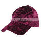 Blank Fake Velvet Baseball Cap Custom Hats And Caps thumbnail-4