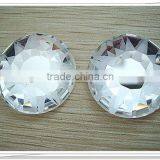 Crystal Round Flat Back Button thumbnail-1