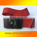 NEW Seatbelt Wine Red Luggage Strap, Top Quality thumbnail-1