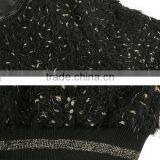 Women's Clothing Garment Apparel OEM/ODM Manufacturer Direct Factory Black Unigue Design Women Winter Jacket thumbnail-4