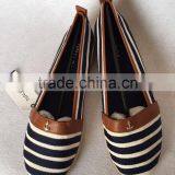 Rope Sole Ladies Shoes Closeout Brand Name Women Slip-on Flat Shoe Excess Stock thumbnail-2