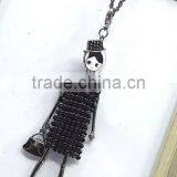 2015 Hot Fabric Doll Necklace Girls Doll Jewelry Handmade Woman Doll Necklace Jewelry thumbnail-6