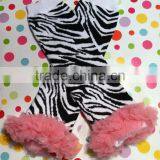 2014 Wholesale Baby Leggings Baby Leg Warmers Monster Gloves Pink Zebra Cotton Ruffle Leg Warmers For Kids thumbnail-1