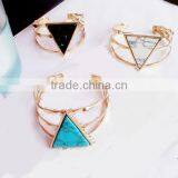 Zm35143a Wholesale Women Jewelry Accessories Fancy Turquoise Bangle Bracelet thumbnail-5