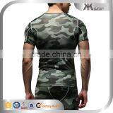 Exercise Equipment Fitness Apparel Men OEM Clothing Sublimation Camouflage Fabric T-shirt Men's Clothing thumbnail-5
