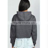 Sexy Crop Top Plain Women's Cheap Hoodies/sweatshirts thumbnail-3