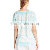 Women's Fashion Good Looking Short Sleeve Wholesale Tie Dye T-Shirt thumbnail-2