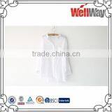 2015 Latest 100 Soft Washed Pure Cotton Longline Linen Wholesale Women Import Clothing From China thumbnail-4