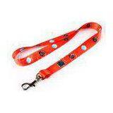 Name Card Silicone Key Chain With Dye Sublimation Logo , Carabiner Hook Lanyard