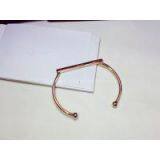 NEFFLY 2016 NEW ARRIVAL Open Bracelet S925 Silver Plated 18K Gold FREE SHIPPING thumbnail-2