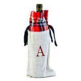 Single Bottle Jute Burlap Wine Bags With Drawstring Closure Natural Color,bottle Wine Carry Bag Eco-friendly Reusable Bag China Supplier thumbnail-1