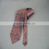 tie print silk tie woven polyester