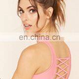 Polyester Spandex Fashion Yoga Wear Dry Fit Fitness Gym Bra Wholesale Sports Bra thumbnail-5