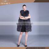 Wholesale China Garment Fox Fur Vest / Dyed Fox Fur Vest And Coat thumbnail-4