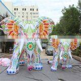 Customized Outdoor Giant Cartoon Corlouful Elephant Inflatable for Advertising thumbnail-1