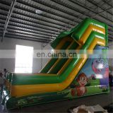 Monkey theme big commercial inflatable water slides for sale
