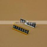 Custom Logo Aluminium Alloy Customized Metal Label Holders