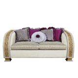 OE-FASHION American Style Wood Carving Living Room Sofa Couch thumbnail-3