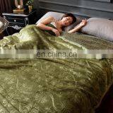 Embossed Lambskin Double Blanket Thick Double-sided Flannel Blanket thumbnail-3